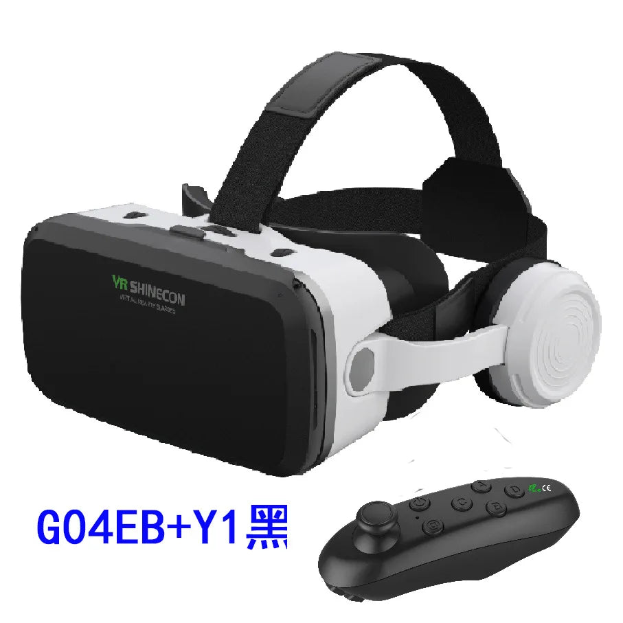 Casque VR 3D réalité virtuelle pour smartphone — lentilles, jeu vidéo (v13)