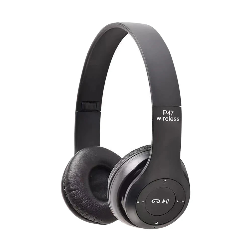 Auriculares TWS inalámbricos Bluetooth 5.3 supraaurales estéreo HIFI con cancelación de ruido para deportes y juegos, reproductor de música con micrófono