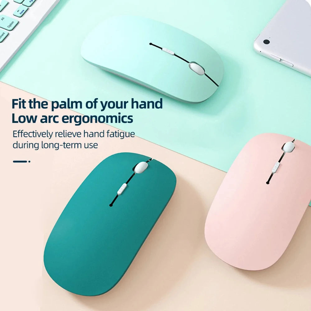 Souris Sans Fil Bluetooth Silencieuse — Gaming, Portable, PC, Tablette, Multi-Appareils