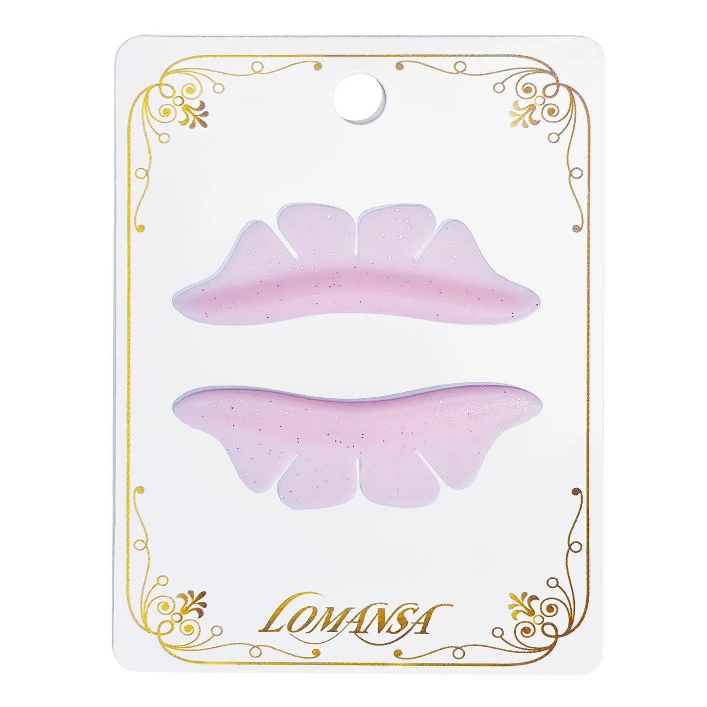 Lomansa 1 Pair Silicone Glitter Butterfly Eyelash Lift Pads Eyelash Perm Rod Shield Eyelash Lifting 3D Eyelash Curler Accessories Tool