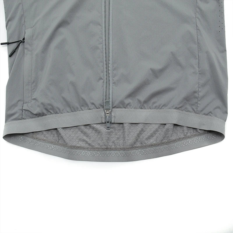 Gilet de cyclisme homme UPF50+ — imperméable, coupe-vent, route, léger, sans manches