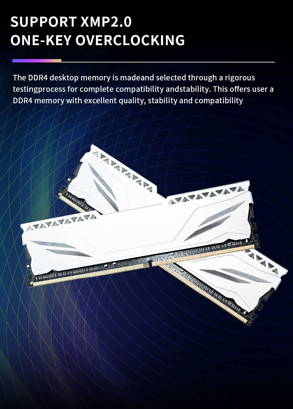 ENVINDA mémoire Ram DDR4 8gb 16gb 2666mhz 3200mhz DDR4 mémoire de bureau 288pin Udimm XMP2.0 dissipateur thermique pour carte mère