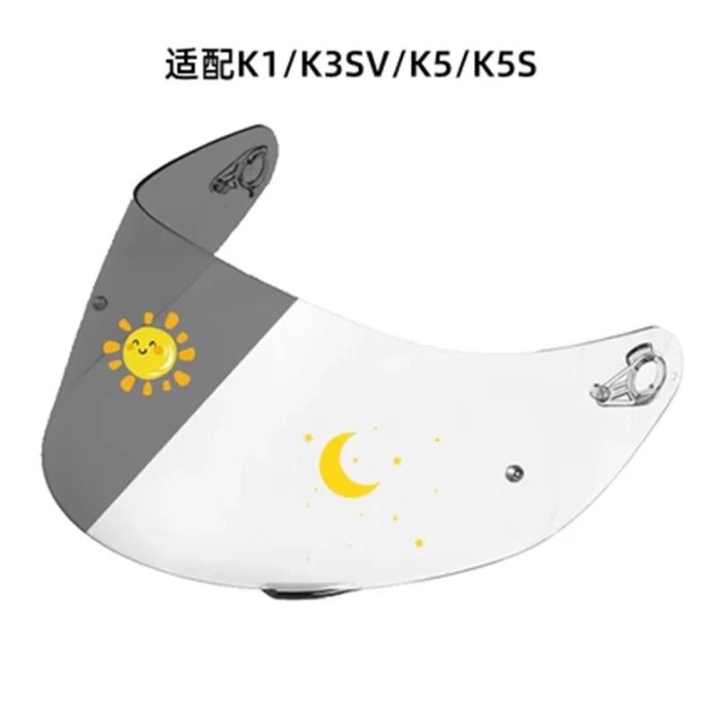 Para AGV K5 K5S K5-S K3SV K1 K1S Compact ST Casco de motocicleta, visera, lente, pantalla, gafas integrales, accesorios Para Moto Casco