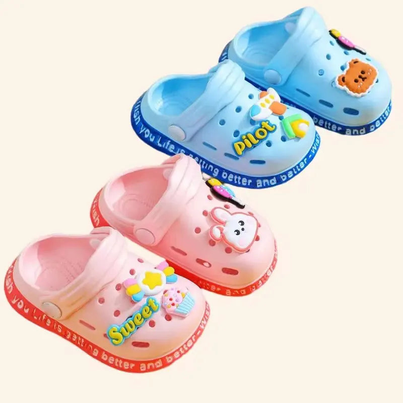 Sandales EVA Enfant Motif Dessin Animé — Antidérapantes, Plage & Été
