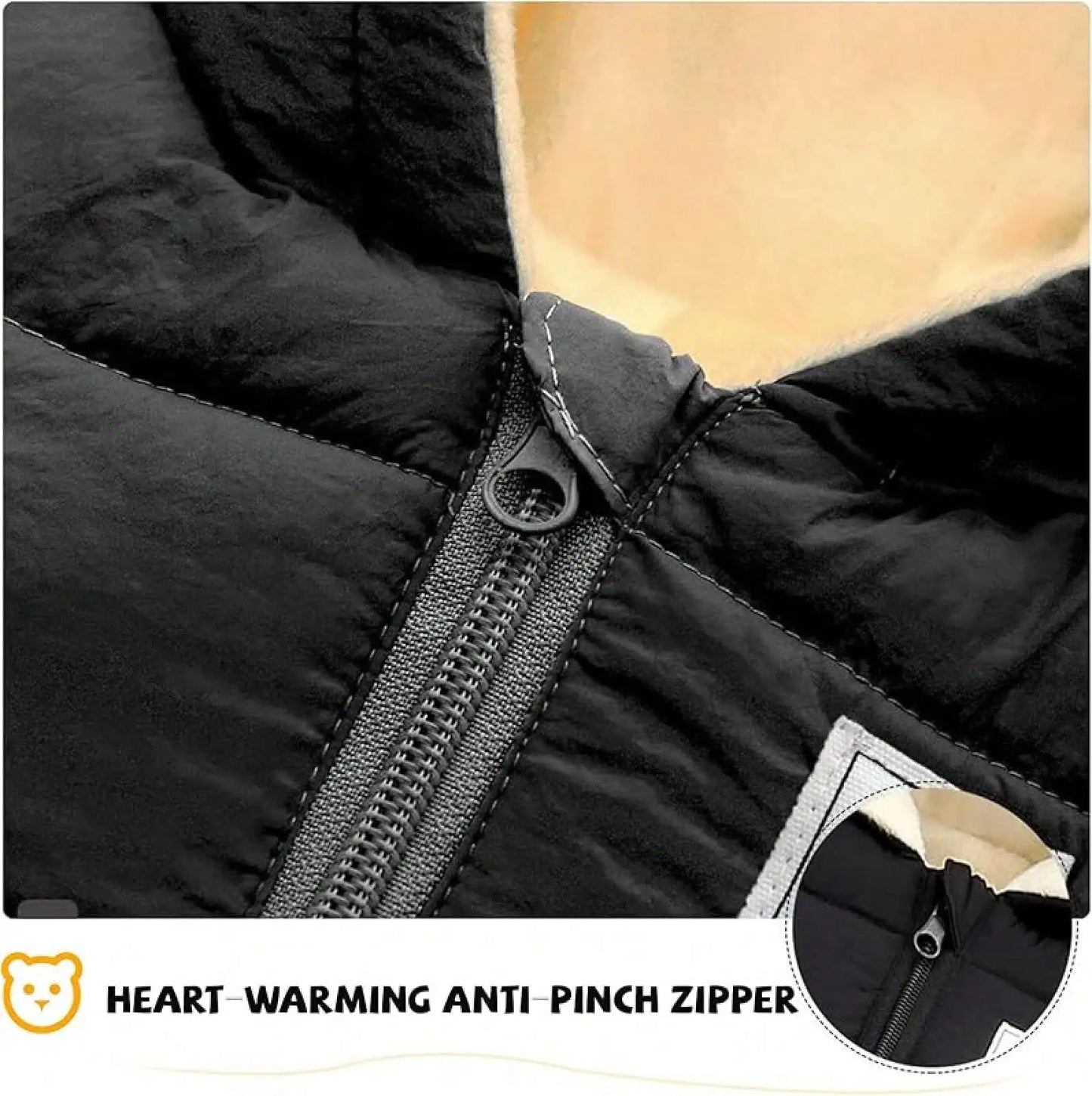 Ropa de bebé, lindo mono de nieve para recién nacido, niño y niña, abrigos de invierno con capucha, mono con cremallera