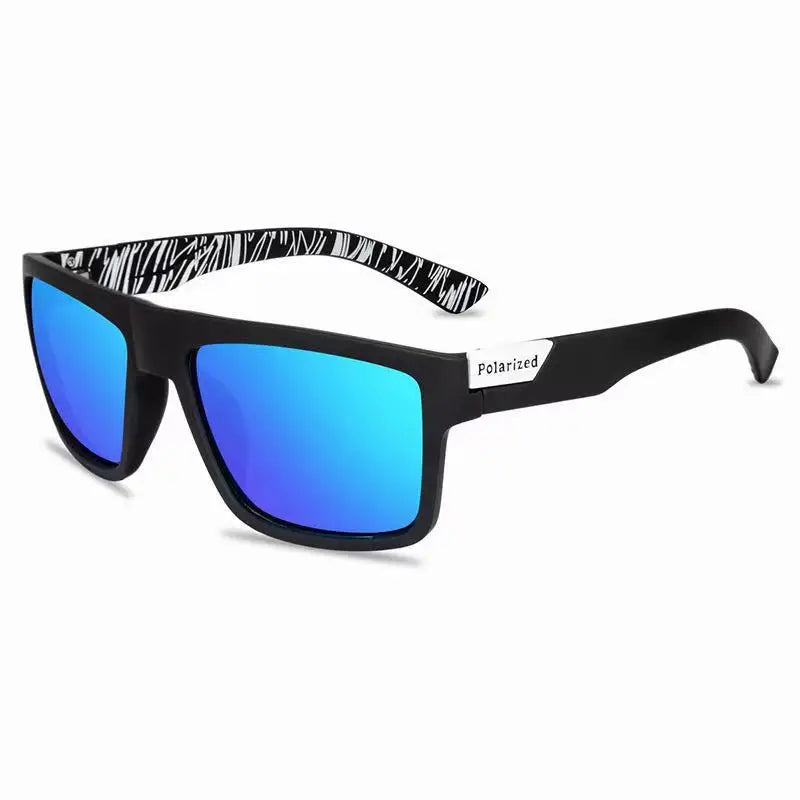 Lunettes de soleil polarisées pour hommes — carrées, vintage, conduite, escalade, sport, cadeau Noël