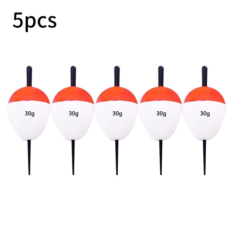 5 piezas flotadores de pesca de espuma EVA flotadores de pescado cebo boyas de pesca 2g/3g/5g/10g/15g/20g/35g/40g/60g boya Flotador accesorios de pesca