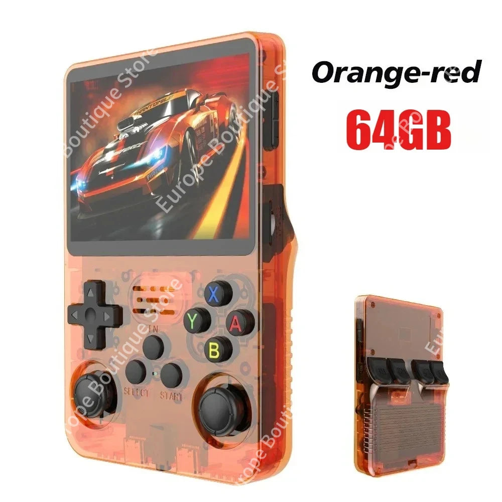 Console de jeu rétro portable 3,5" IPS — 64/128 Go, 20000+ jeux, émulateurs rétro, vente en gros