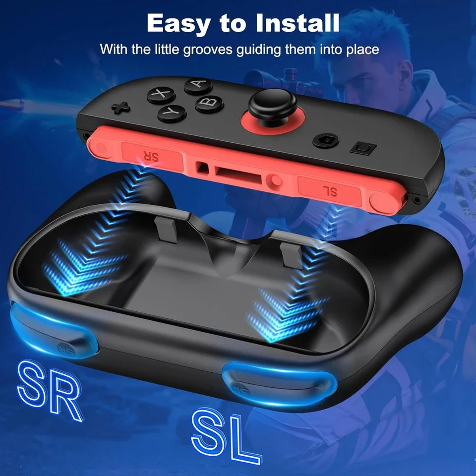 Empuñaduras de controlador de Joystick para NS Switch 2, 2 piezas, soporte de mano de Joystick izquierdo derecho para NS Switch 2, accesorios