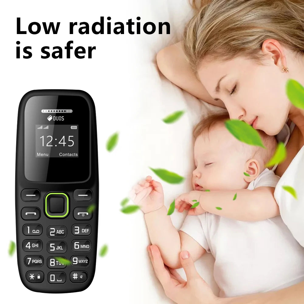 BM310 petits téléphones mobiles débloqués Bluetooth écouteur téléphone faible rayonnement enregistrement d'appel automatique double SIM petit téléphone portable