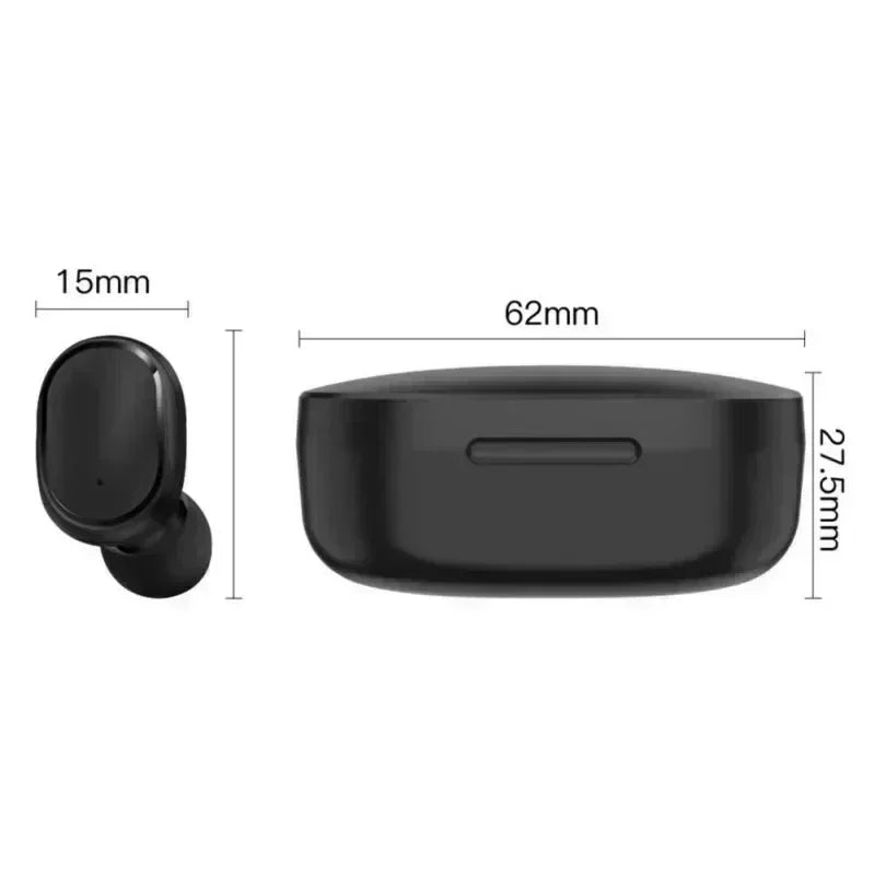 Auriculares inalámbricos TWS E6S Bluetooth con cancelación de ruido y micrófono
