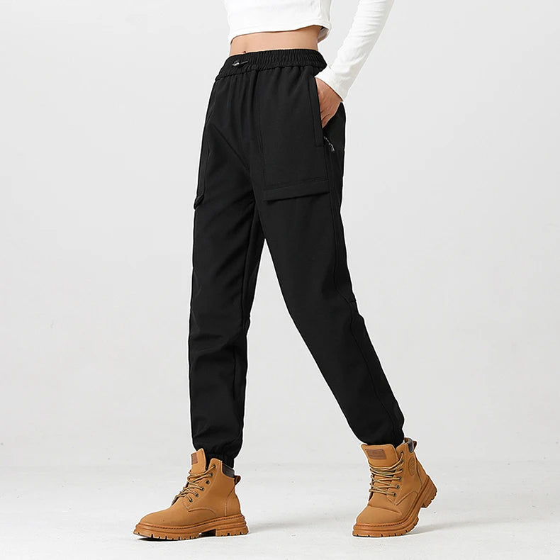 LNGXO hiver épais polaire pantalon hommes femmes imperméable coupe-vent chaud survêtement pantalon unisexe randonnée Camping escalade ski pantalon