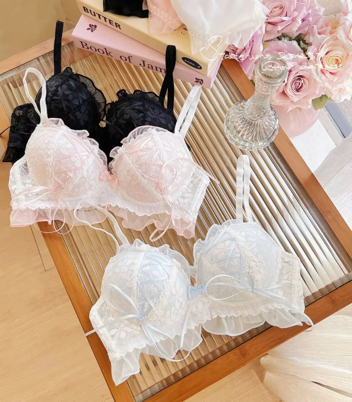 Soutien-gorge Push-Up Lolita Dentelle — Style Japonais Princesse