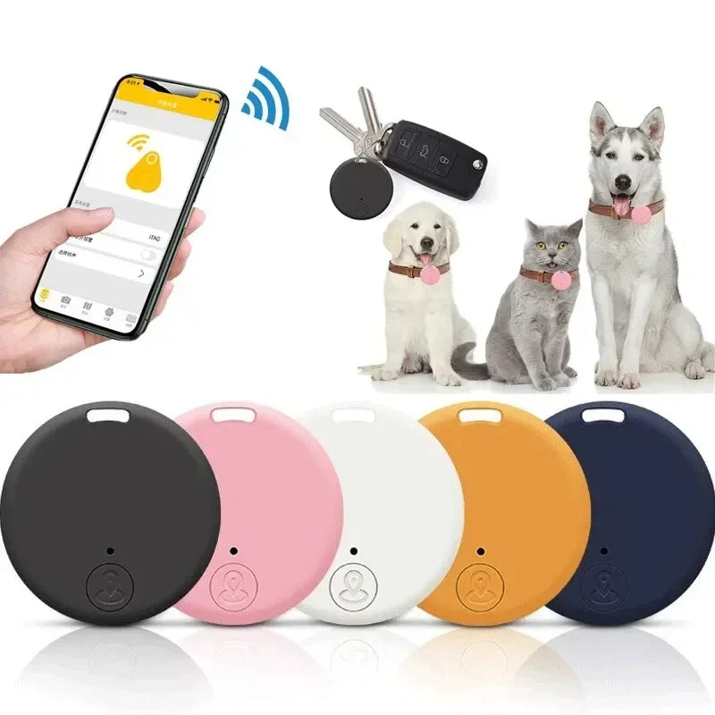 Traceur GPS Bluetooth 5.0 Mini Anti-Perte — Alarme, Application, Clés & Portefeuille