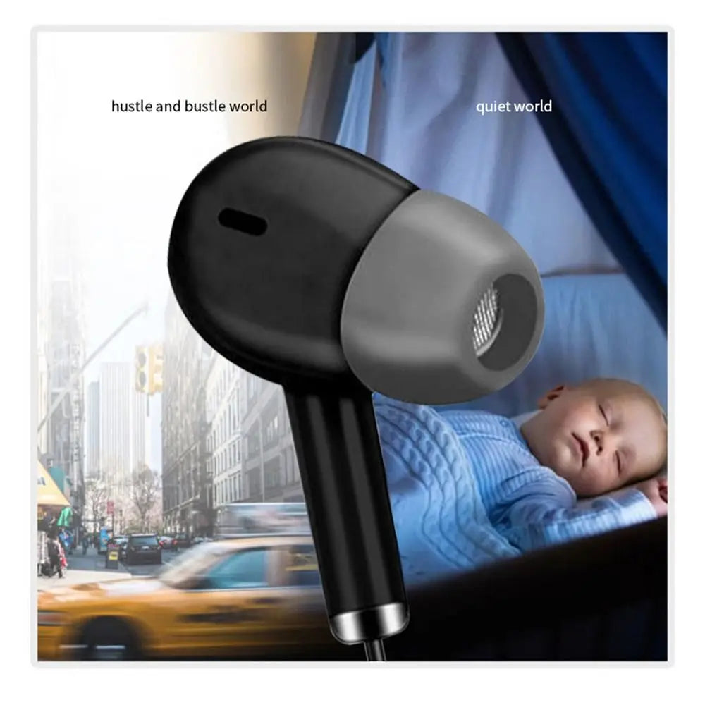 Écouteurs filaires haute définition avec micro, contrôle intra-auriculaire, casque de sport portable, écouteurs filaires pour mobile le matin, 3.5mm