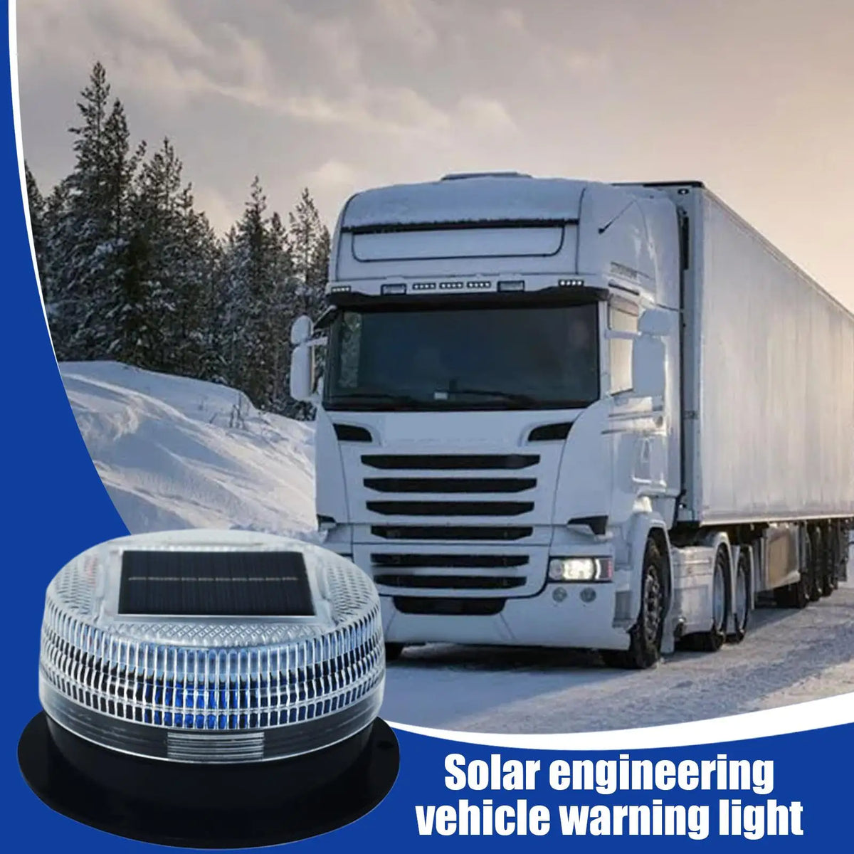 Lampe de poche d'avertissement de nuit LED solaire étanche Flash plafond lumière stroboscopique trafic route balise toit de voiture clignotant lumière de secours