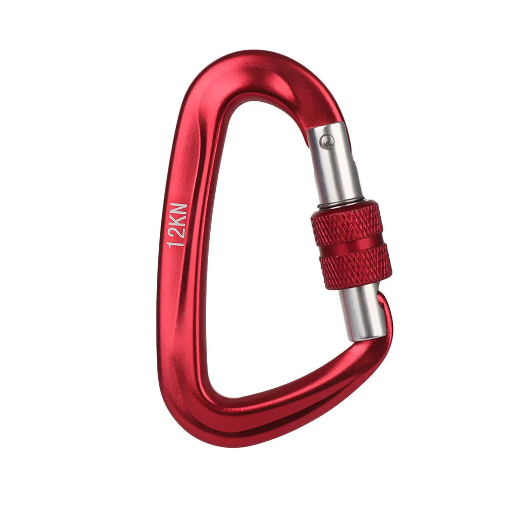 Accessoires de verrouillage principal de sécurité en aluminium de qualité, équipement de protection d'alpinisme, mousqueton professionnel, crochets pour clés d'escalade