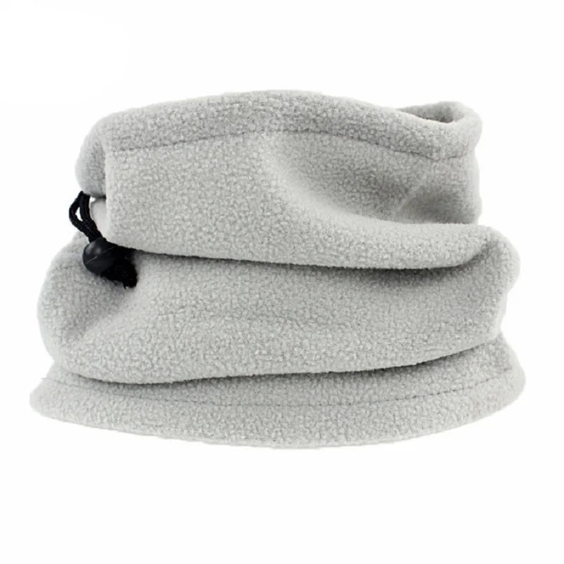 Gorro polar cálido para invierno, bufanda, braga de cuello ajustable para deportes de invierno, pesca, patinaje, correr, ciclismo