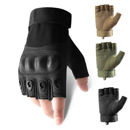 Gants tactiques d'extérieur gants de Moto demi-doigt militaire hommes femmes Combat tir chasse Fitness gants Luva Moto