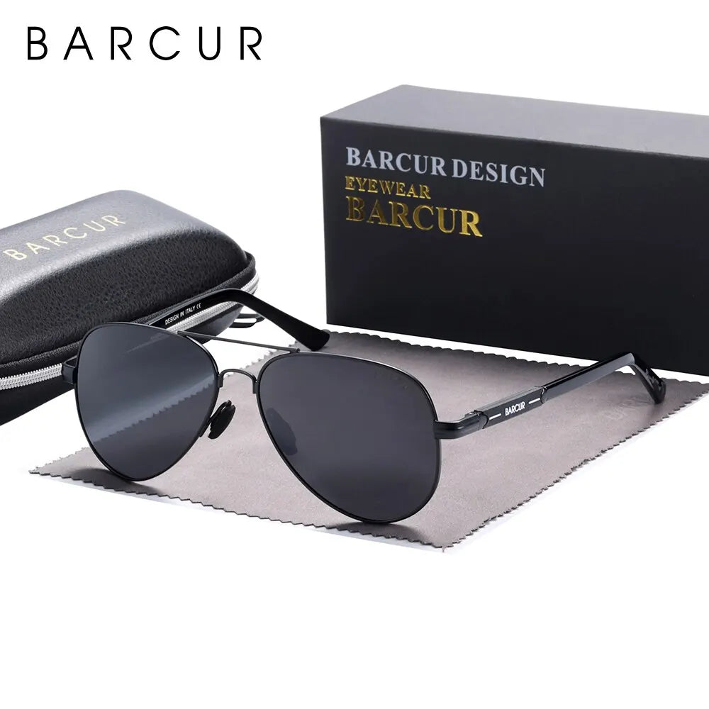 Lunettes de soleil pilotes polarisées — conduite, pêche, randonnée, accessoires homme