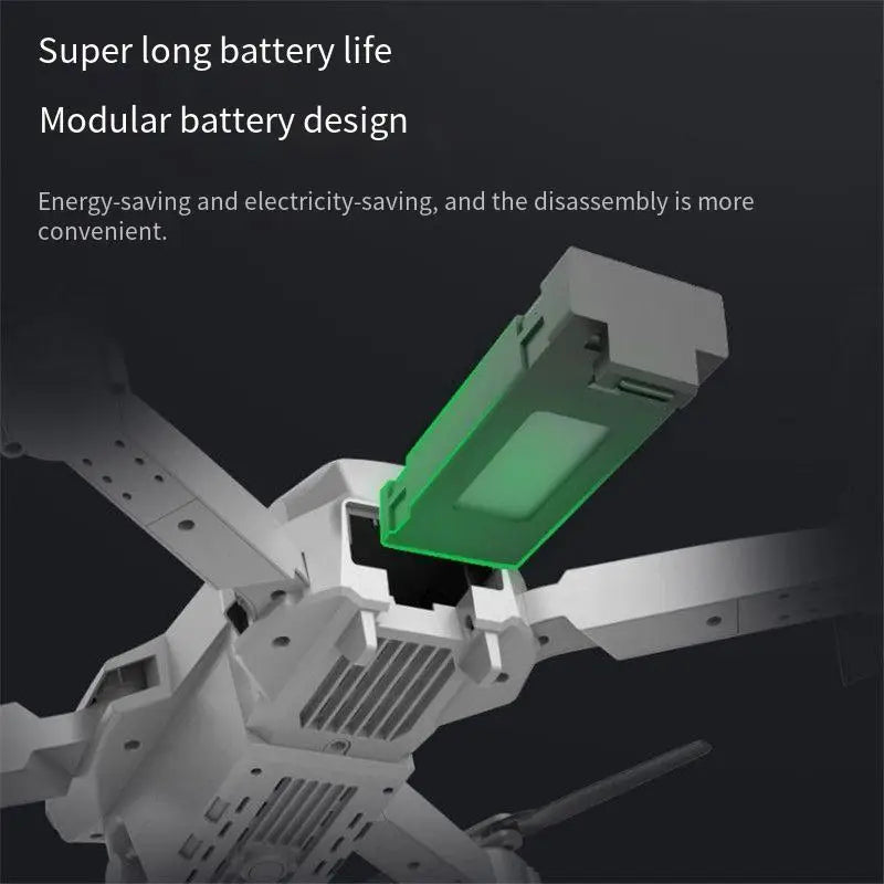 New E88 Foldable Drone 4K Dual Camera High Definition Aerial Photography Quadcopter Remote Control Aircraft