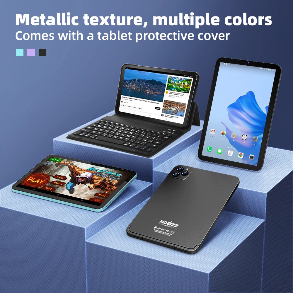 NPad 18 Pro 10.1 pulgadas Tablet Pad 1280*800 HD 12GB 512GB Android 14.0 7000mAh doble WIFI BT5.0 Tabletas con doble tarjeta SIM y doble cámara