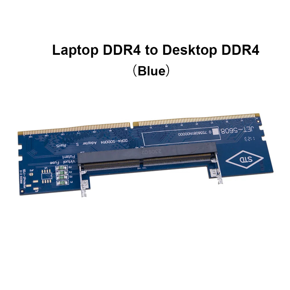 Carte adaptateur de mémoire pour ordinateur portable DDR3 DDR4 DDR5, carte SO-DIMM vers carte PC DIMM, mini connecteur de mémoire RAM