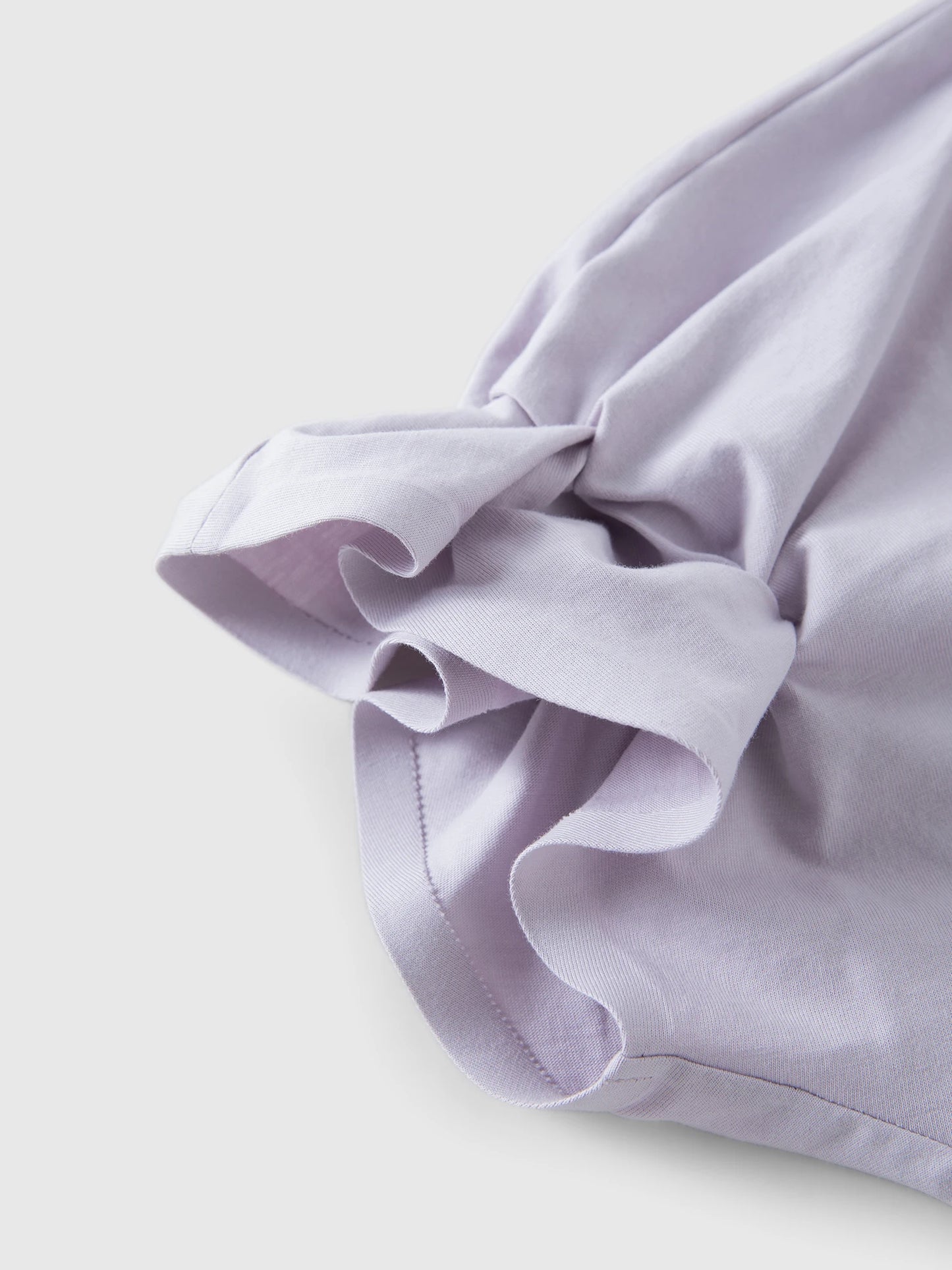 T-shirt femme en coton 2026 avec détail plissé — décontracté, confortable, quotidien, sorties estivales