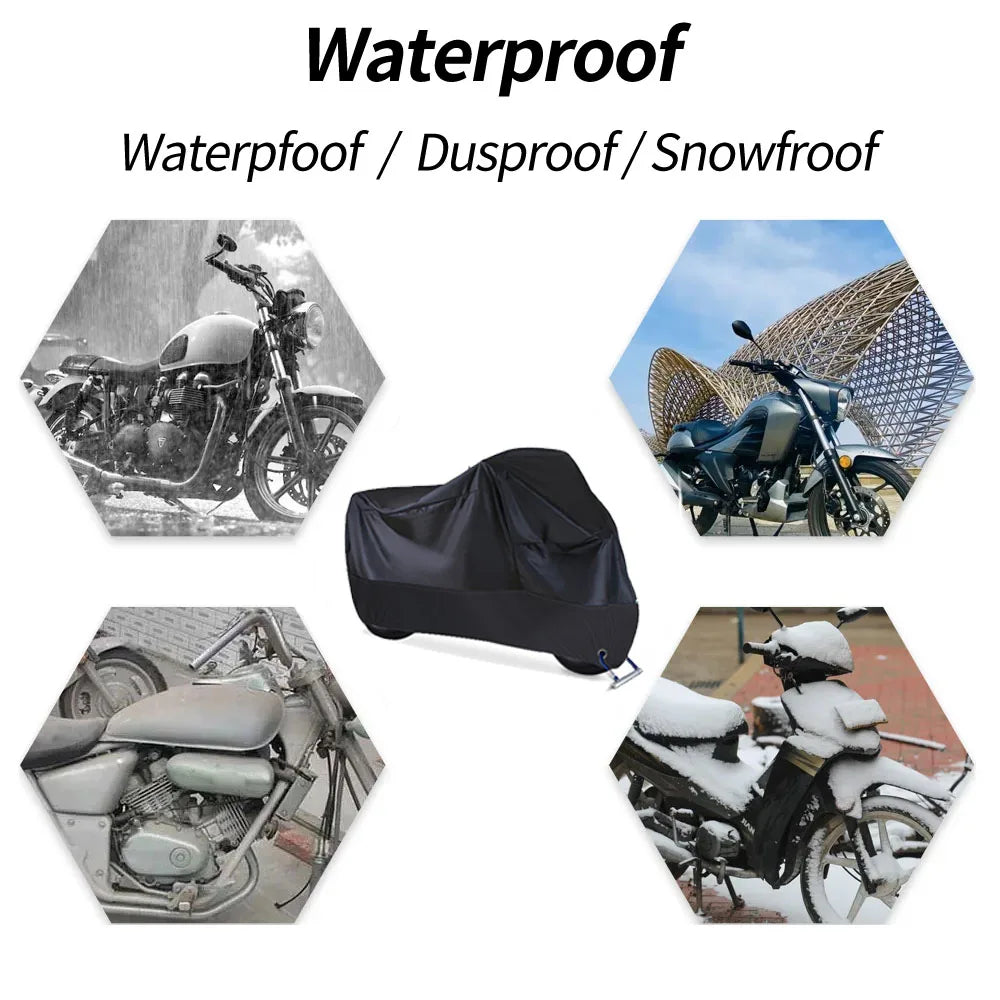 Funda protectora impermeable para scooter de exterior, protección UV, polvo y lluvia, accesorios de moto para Zontes 150 250 350 D VX S T M R 703F 368G 703RR