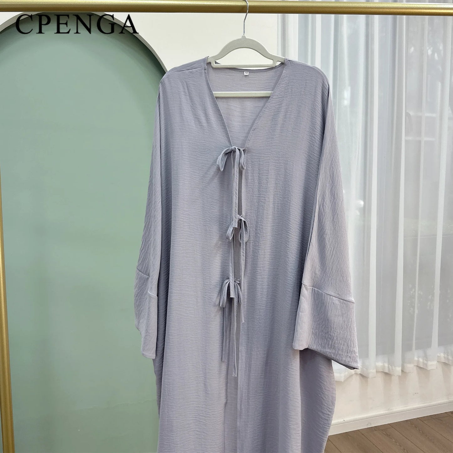 Robe Abaya Ouverte de Luxe pour Femme Musulmane, Cardigan Noir Modeste pour le Ramadan, Arabie Saoudite, Eid Dubaï, Robe de Soirée Islamique, Turquie, Vacances
