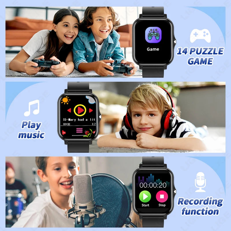 Nuevo reloj inteligente para niños con 20 modos deportivos, podómetro, monitor de sueño, reloj deportivo para niños, regalo de cumpleaños, juguete de regalo para niñas y niños