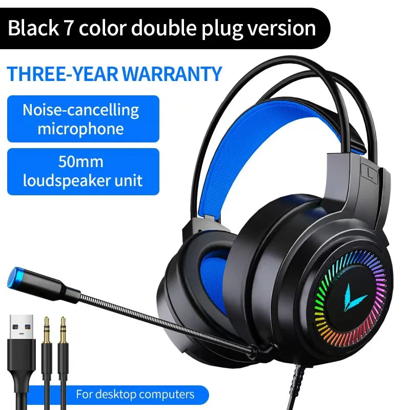 G58 Gaming Headset Wired 7.1 Channel PUBG Headphone Laptop Headset