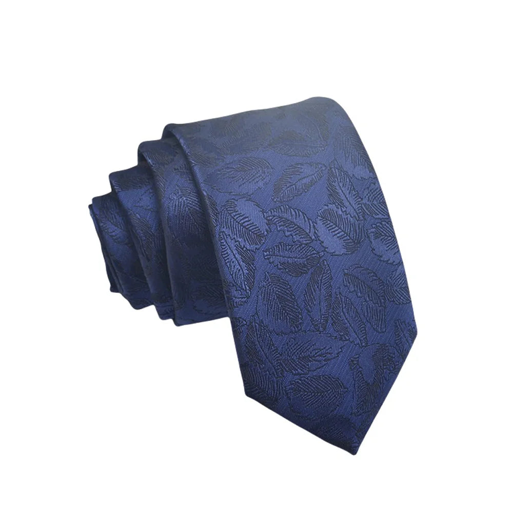 Corbata de jacquard de alta calidad para hombre, diseño floral de 8 cm, accesorios de corbata para uso diario, camisa, traje, corbata, regalos para fiestas de boda, corbata