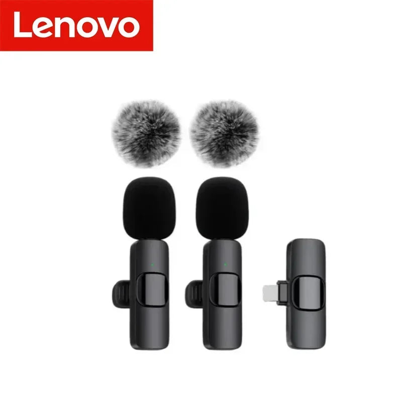 Micro Lavalier Sans Fil Portable — Enregistrement Audio/Vidéo, Streaming, Smartphones