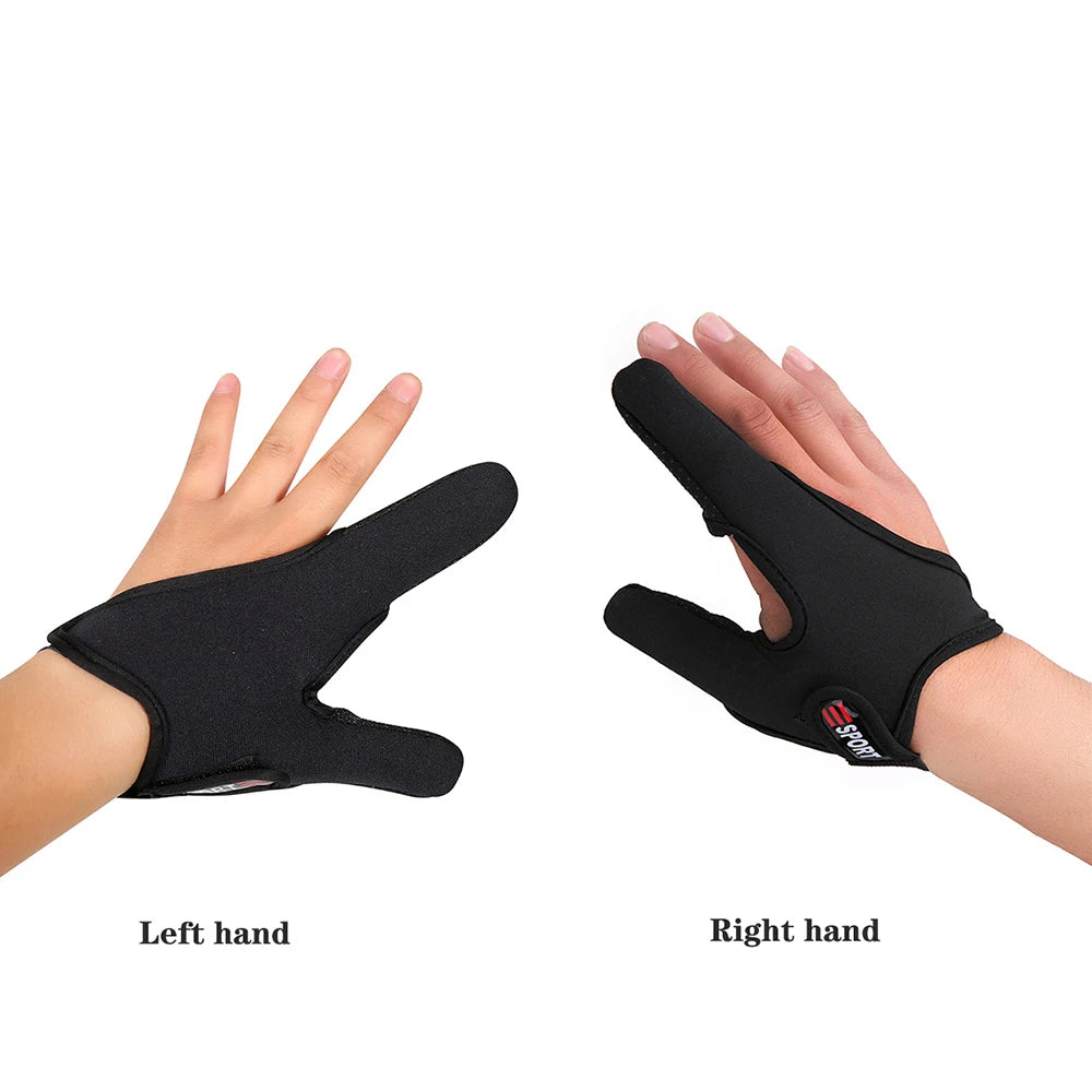 Gants de pêche 2 doigts protecteur respirant anti-dérapant Anti-coupure gants de pêche carpe matériel de pêche en plein air accessoires fournitures