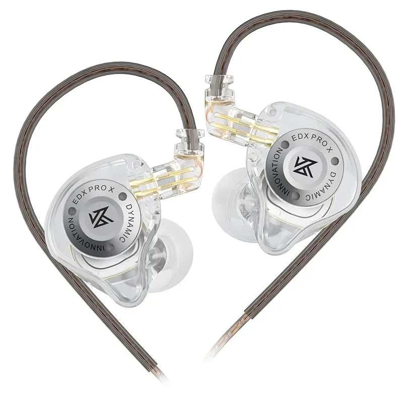 KZ EDX PRO X Auriculares HIFI de bajos dinámicos, audífonos deportivos con cancelación de ruido, cable de 2 pines KZ ZSTX ZSN PRO X EDC EDA ZVX