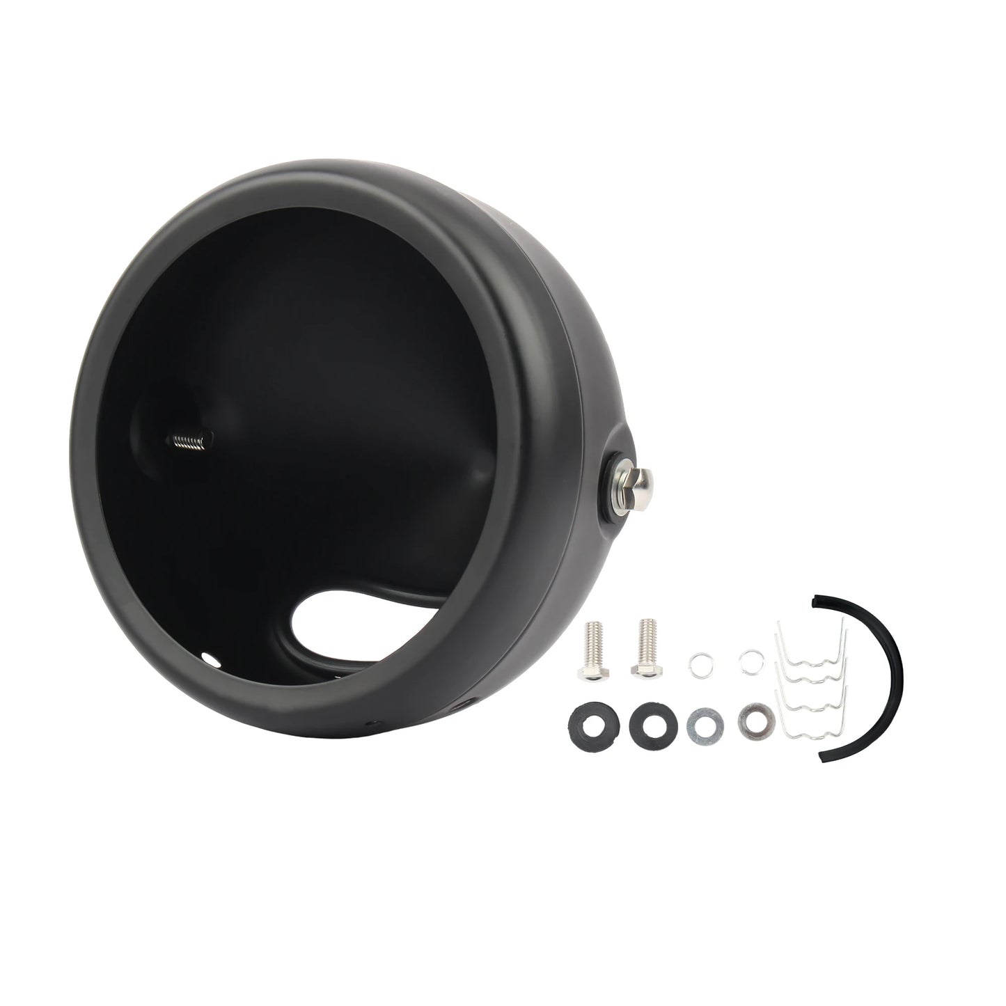 Boîtier universel phare LED moto 5,75/7 pouces — support de base modifié, rétro