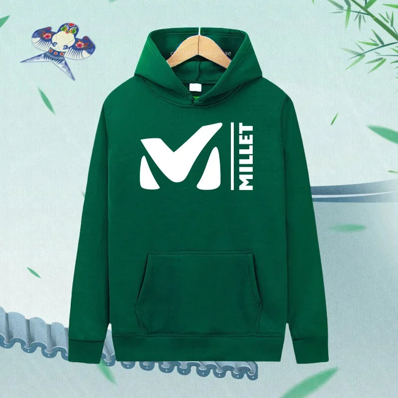 Men's Hoodie Women's Fashion Letter Graphic Print Loose Casual Harajuku Pullover Hoodie Clothes