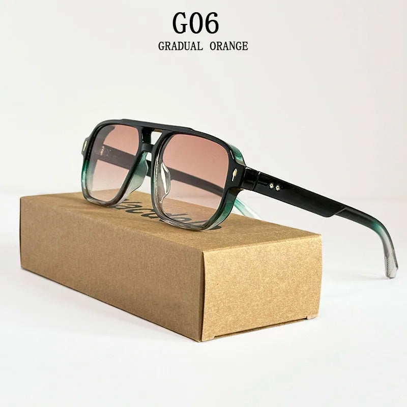 Men's vintage fashionable sunglasses, dropshipping, 2025