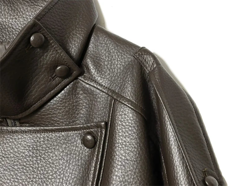 Veste femme automne 2025 nouveau noir à manches longues galets Faux cuir veste moto Style personnalité mode