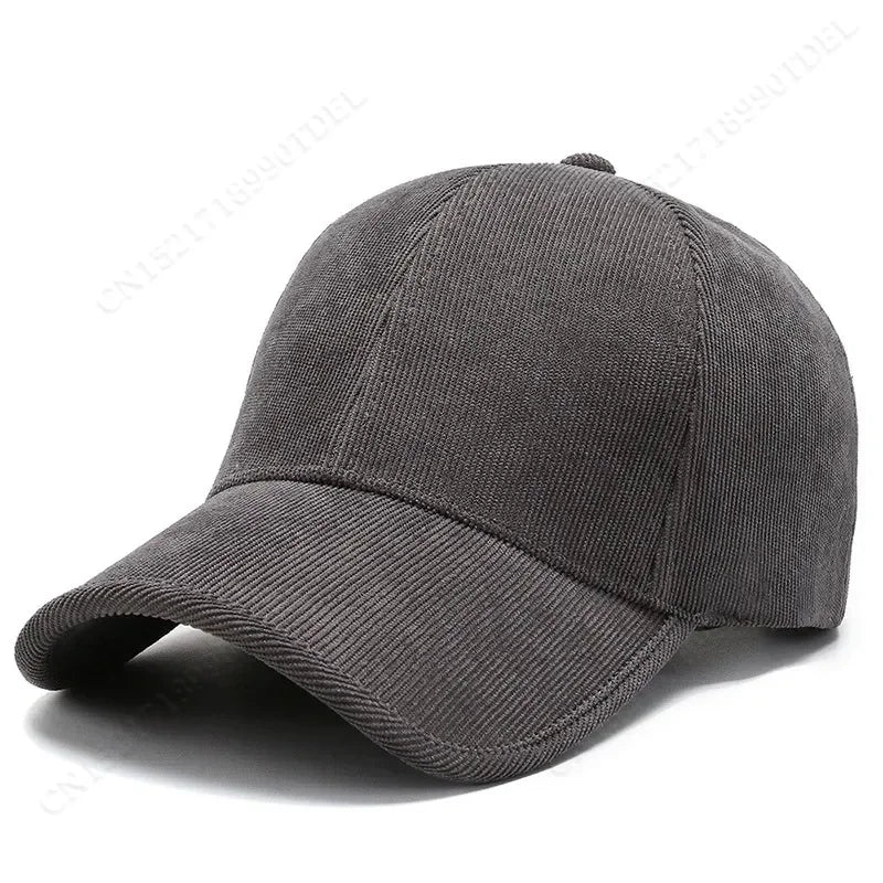 Gorra de béisbol de invierno ChimArmyGreen para hombre y mujer, gorra de pana de lujo, gorra de béisbol Snapback Hip Hop, sombreros de camionero con ventajas y zonas de seguridad