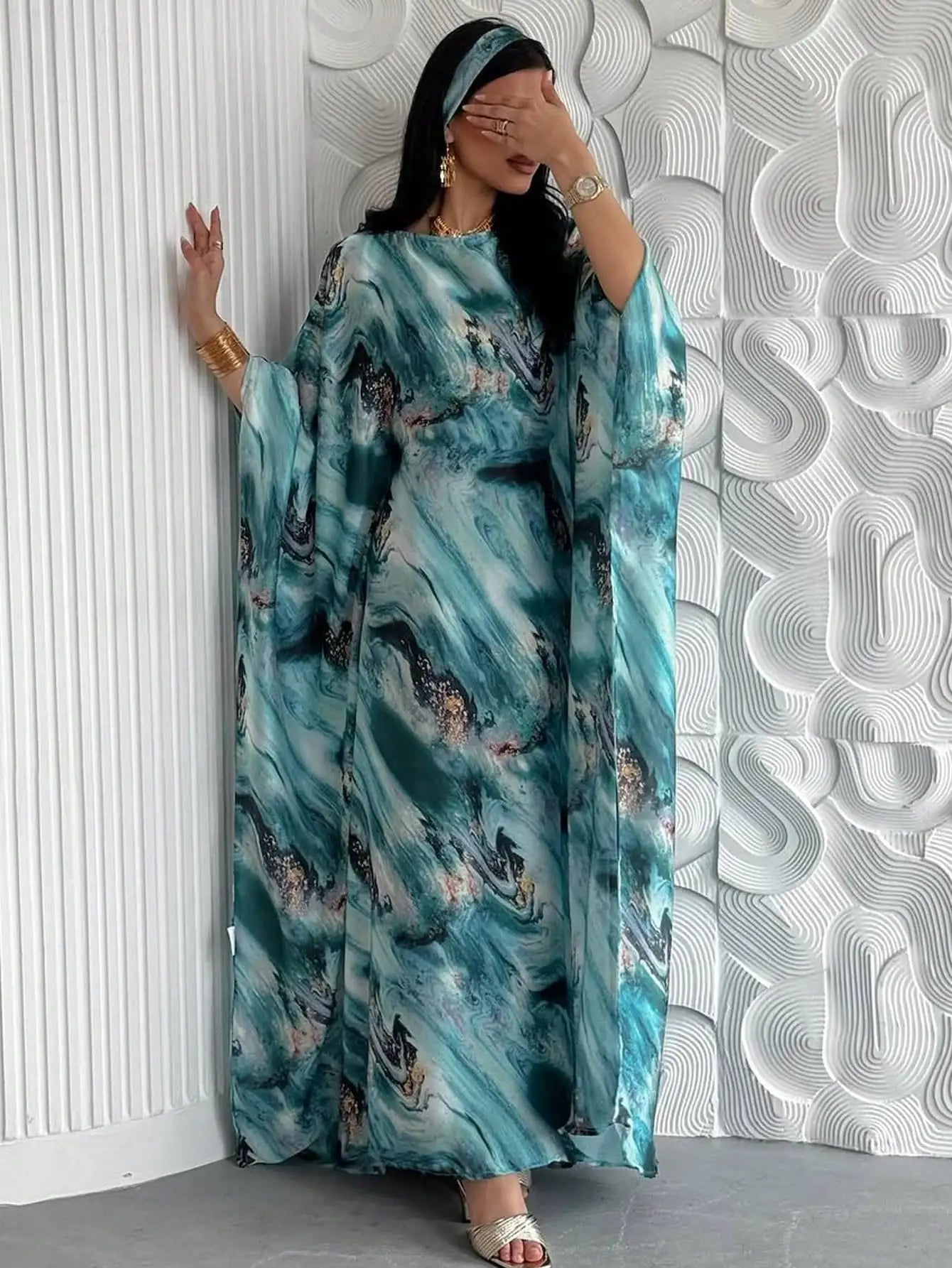 Abayas – robe de soirée ample à manches longues, pull du moyen-orient, caftans élégants pour femmes, Jilbabs, robes Maxi imprimées islamiques