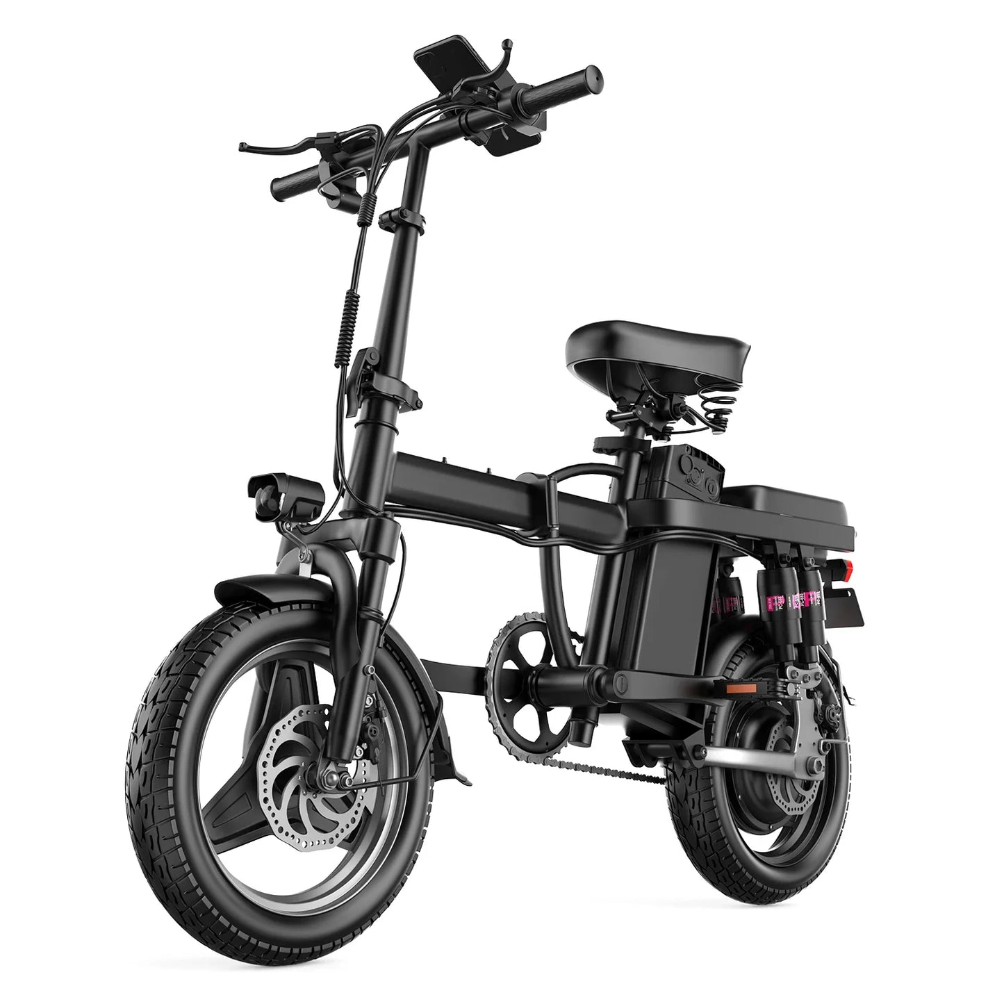 Bicicleta eléctrica 2025 último modelo F9 500W 48V 13AH plegable 14 pulgadas neumáticos bicicleta eléctrica urbana bicicleta eléctrica nieve