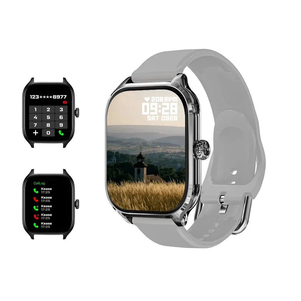 Smartwatch Appels Bluetooth — Calories Fréquence Cardiaque Oxygène Sanguin