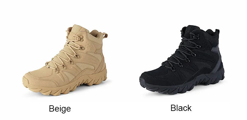 Tactiques améliorées bottes d'entraînement de Combat mâle en plein air Camping Anti-usure réponse rapide chaussures de randonnée pêche chasse baskets hommes