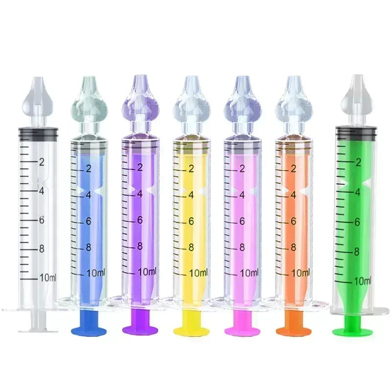 Jeringa de aspiración nasal de silicona para bebés, limpiador antártico para niños, lavador nasal para rinitis, irrigador nasal reutilizable, lavado para niños