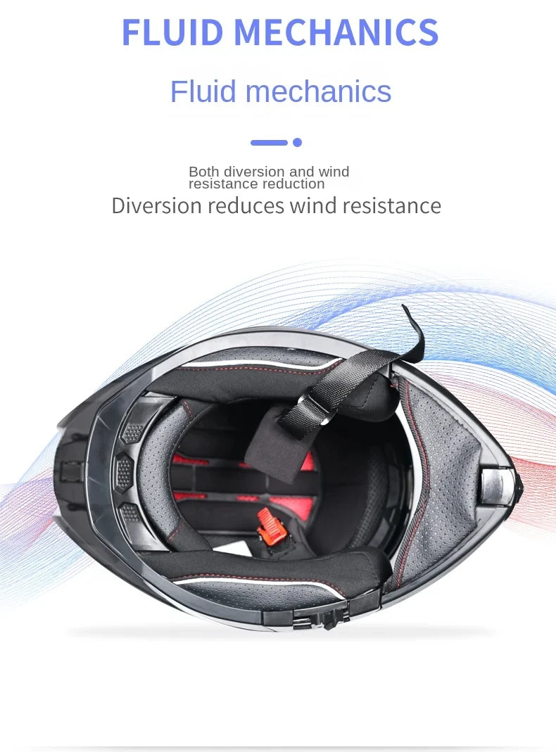 Casque de moto intégral ORZ-B08A, motif Mecha brillant, casque de course, casque de sécurité certifié DOT de Style italien avec Vi teinté
