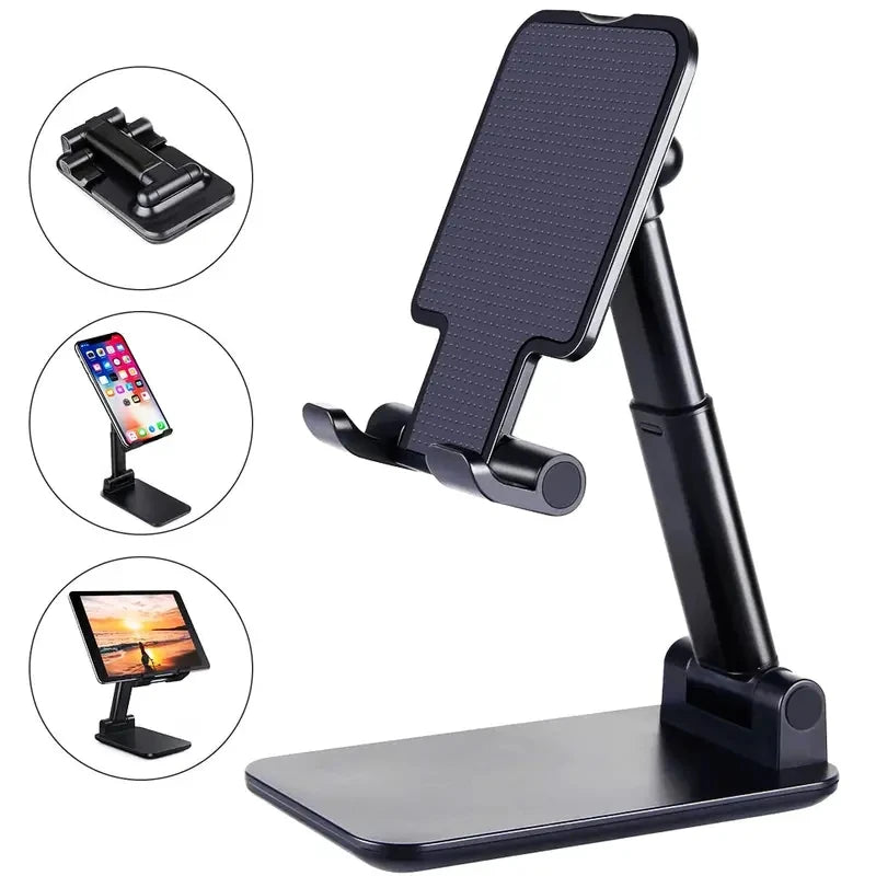 Soporte de teléfono móvil de escritorio ajustable, soporte universal para tabletas, soporte de teléfono móvil de mesa, iPhone, iPad, Xiaomi