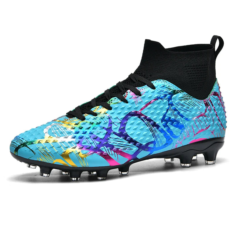 Crampons de Football AG Homme Tissu Extensible Respirant — Entraînement & Compétition EU 31–48