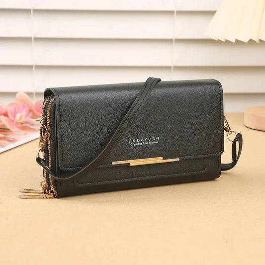 New Korean Medium-Sized Women's Wallet Bag – Convertible Crossbody Pouch with Coin Purse, Multifunctional Design